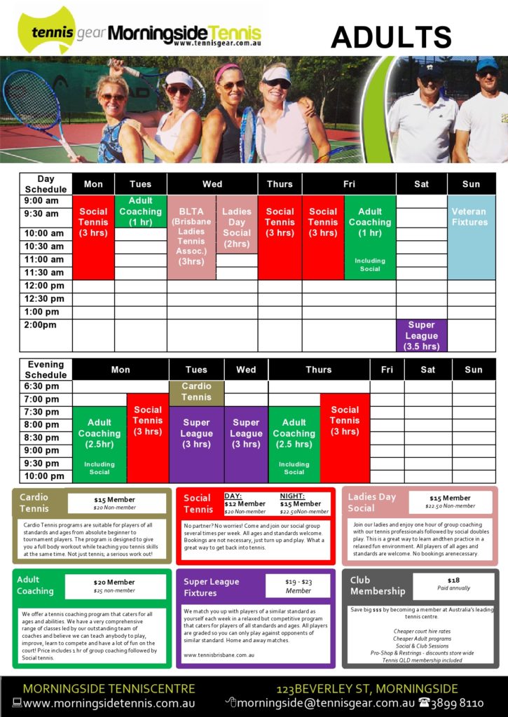 Adult Tennis Timetable Morningside 2019-page0001 - Morningside Tennis