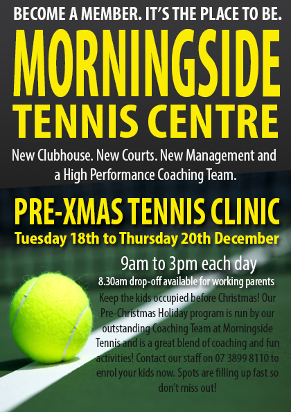 Morningside Tennis: Pre-Xmas Holiday Clinic