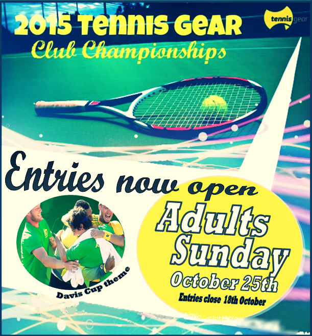 2015 Club Championships Draws