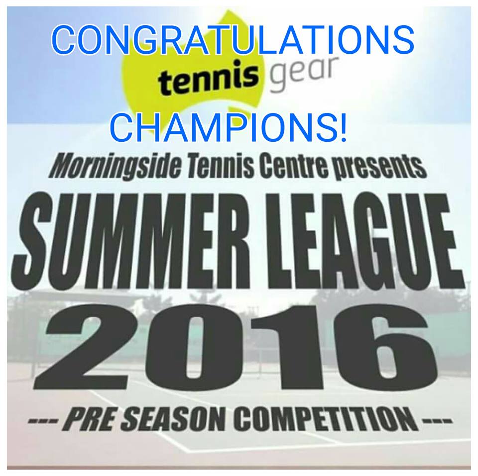 2016 Summer Comp Superleague warm up Champions !