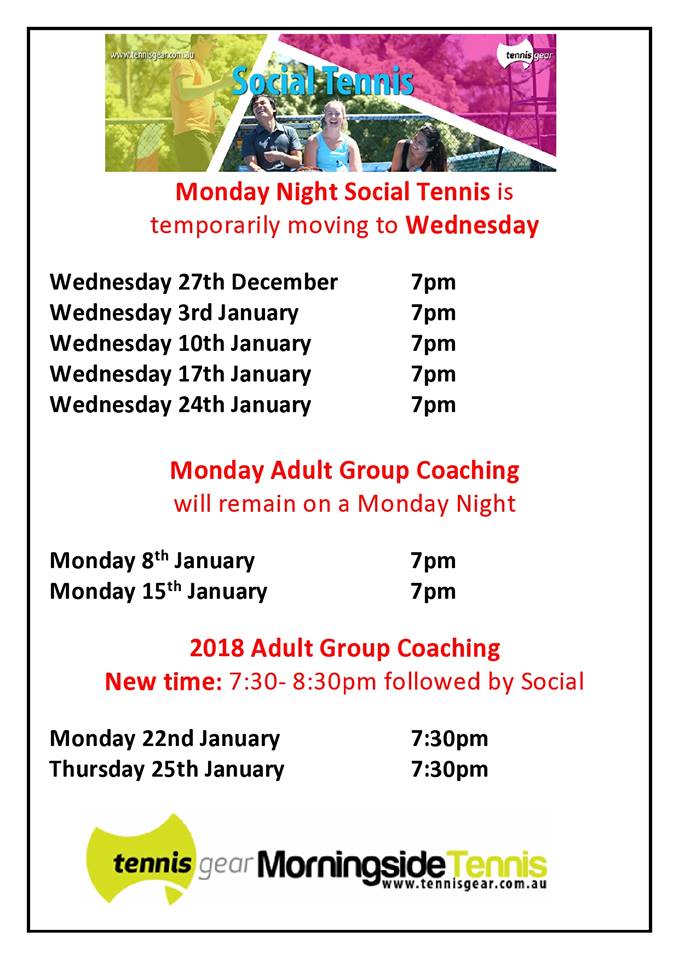 Monday Night Social is temporarily moving to Wednesday