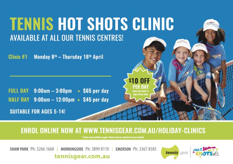 Easter Tennis Holiday Clinics