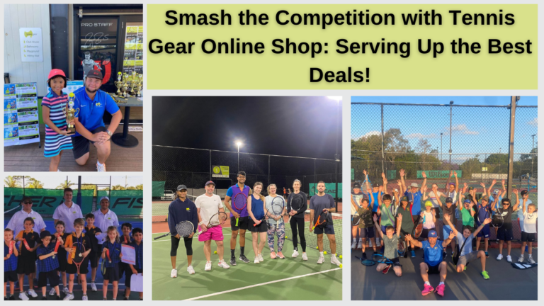 Smash the Competition with Tennis Gear Online Shop: Serving Up the Best Deals!