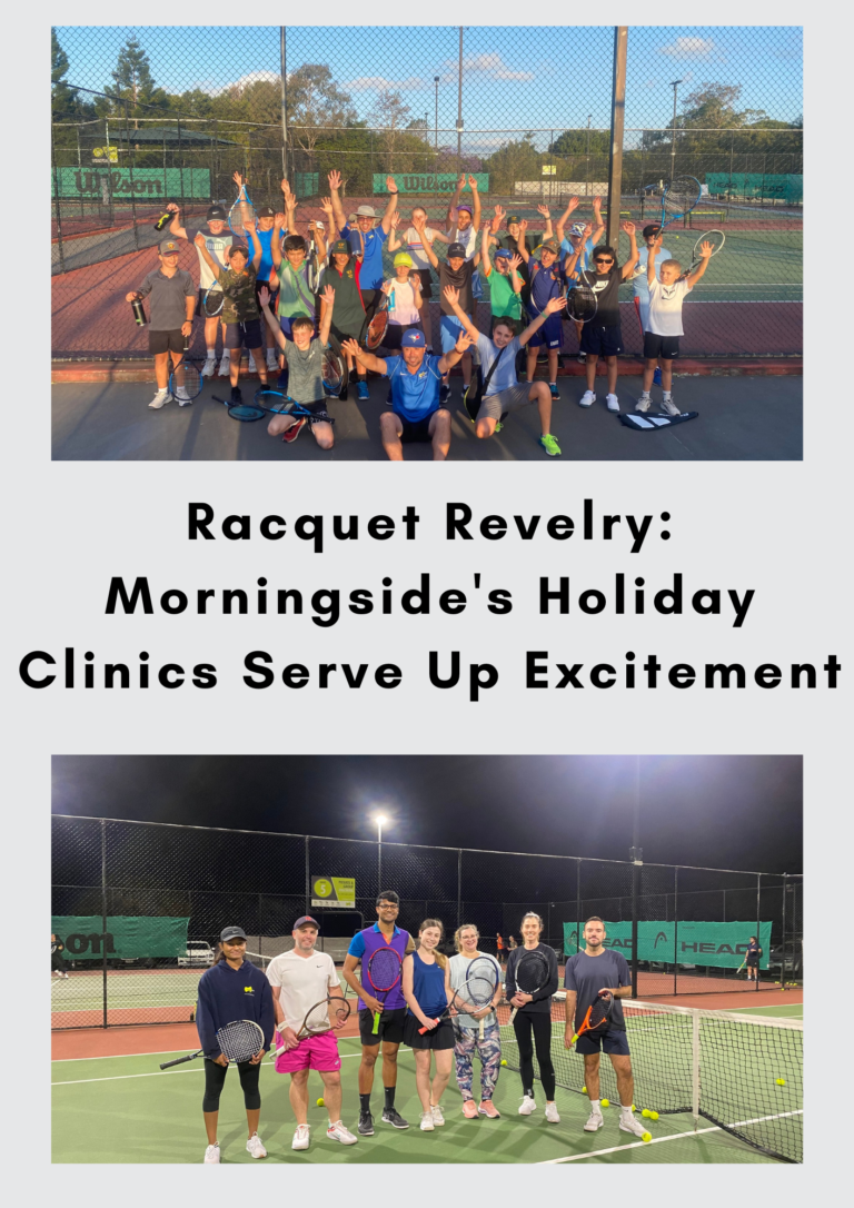 Racquet Revelry: Morningside’s Holiday Clinics Serve Up Excitement